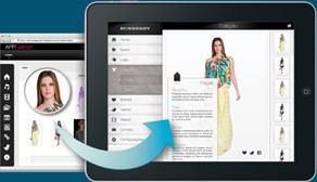imagem ilustrativa de uma tela do Millennium App Fashion